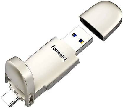 Linkify 256 GB 2 in 1 USB Flash Drive Pen Drive USB 3.2 Gen 3 USB Type-A/USB Type-C 256 GB Pen Drive Compatible with Desktop Computer, Laptop, Mobile, Tablet USB 3.2 Metal Case
