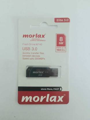 MORLAX M740 8GB 8 GB Pen Drive Compatible with Laptop, Desktop Computer, Television USB 3.0 Metal Case