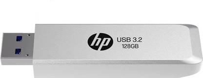 HP 819w USB3.2 128 GB Pen Drive Compatible with Laptop, Netbook, Desktop Computer, Television USB 3.2 Metal Case