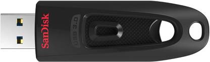 SanDisk SDCZ48-128G-UAM46 128 GB Pen Drive Compatible with Desktop Computer, Gaming Console, Tablet, Television, Mobile, Laptop USB 3.0 Plastic Case