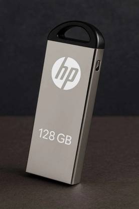 HP Pen Drive 128 GB Pen Drive Compatible with Desktop Computer USB 2.0 Metal Case