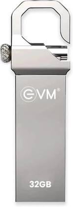 EVM EVMPD/32GB 32 GB Pen Drive Compatible with Desktop Computer, Laptop, Television USB 2.0 Metal Case