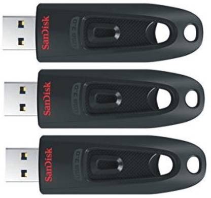 SanDisk ULTRA USB 3.0 FLASH DRIVE 32 GB Pen Drive Compatible with Laptop, Audio Player, Desktop Computer USB 3.0 Plastic Case