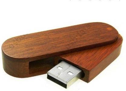 Nexshop Real Capacity Wooden Light Weight Stylish Media Device USB 2.0 Flash Disk 8 GB Pen Drive Compatible with Laptop, Audio Player, Gaming Console, Desktop Computer, Television USB 2.0 Plastic Case