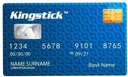 Kingstick Card Shaped High Speed Pendrive 32 GB Pen Drive Compatible with Laptop, Gaming Console, Audio Player, Television, Netbook, Tablet, Mobile, Desktop Computer USB 2.0 Plastic Case