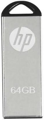HP V220m 64 GB Pen Drive Compatible with Audio Player, Desktop Computer, Gaming Console, Laptop, Mobile, Netbook, Tablet, Television USB 2.0 Metal Case