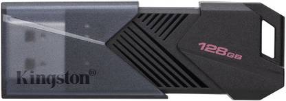 KINGSTON DataTraveler Exodia Onyx USB 3.2 Flash Drive 128 GB Pen Drive Compatible with Audio Player, Laptop, Mobile, Tablet, Television USB 3.2 Plastic Case