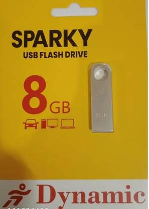Tree Business Services Dynamic 8GB SPARKY USB FLASH DRIVE 8 GB Pen Drive Compatible with Laptop USB 3.0 Metal Case