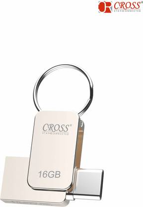 CROSS CR TYPE-C OTG PENDRIVE 16GB 16 GB Pen Drive Compatible with Audio Player, Desktop Computer, Gaming Console, Laptop, Mobile, Tablet, Television USB 3.0 Metal Case