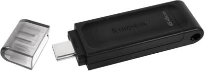 KINGSTON DataTraveler 70 64GB Portable USB-C flashdrive with USB 3.2 speeds DT70/ 64 GB Pen Drive Compatible with Netbook, Laptop, Mobile USB 3.2 Plastic Case