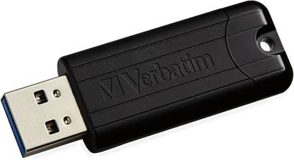 Verbatim PinStripe 49316 16 GB Pen Drive Compatible with Audio Player, Desktop Computer, Gaming Console, Laptop, Mobile, Netbook, Tablet, Television USB 3.2 Plastic Case