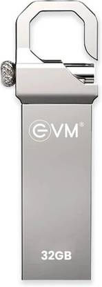 EVM EVMPD/32GB 32 GB Pen Drive Compatible with Desktop Computer, Laptop, Television USB 2.0 Metal Case