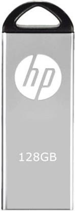 HP v220w 2.0 128 GB Pen Drive Compatible with Audio Player, Desktop Computer, Gaming Console, Laptop, Mobile, Tablet USB 2.0 Metal Case
