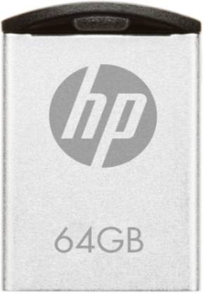 HP v222w USB 64 GB Pen Drive Compatible with Audio Player, Gaming Console, Desktop Computer, Laptop, Mobile, Netbook, Tablet, Tablet, Television USB 2.0 Metal Case