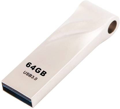 BRYT Metal Body Flash Drive USB 3.1 High-Speed Type A With 10 Years Warranty 64 GB Pen Drive Compatible with Audio Player, Desktop Computer, Gaming Console, Laptop, Mobile, Netbook, Tablet, Television USB 3.1 Metal Case