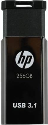 HP x770w 256GB USB 3.1 Pen Drive Dark Grey 256 GB Pen Drive Compatible with Audio Player, Desktop Computer, Laptop, Mobile, Mobile, Netbook, Tablet, Television USB 3.1 Metal Case