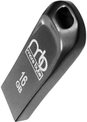 MOREBYTE MBFD 1015 16GB BLK 16 GB Pen Drive Compatible with Audio Player, Laptop, Desktop Computer, Mobile, Netbook, Tablet, Television USB 2.0 Metal Case