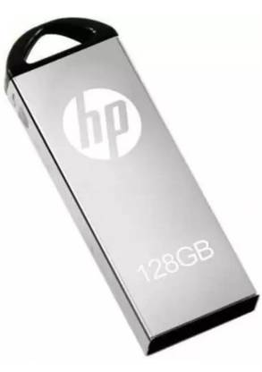 HP 128GB With Tyep C Connecter 128 GB Pen Drive Compatible with Audio Player, Desktop Computer, Laptop, Mobile, Tablet USB 2.0 Metal Case