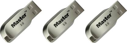 Master Combo Pack of 3 (3.0, 32GB) 32 GB Pen Drive Compatible with Audio Player, Desktop Computer, Gaming Console, Laptop, Mobile, Netbook, Tablet, Television USB 3.0 Metal Case