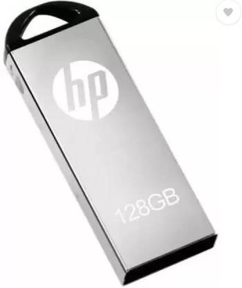 HP 2IN1 OTG FREE V220Y 128 GB Pen Drive Compatible with Laptop, Mobile, Tablet, Desktop Computer USB 2.0, USB 3.0 Metal Case