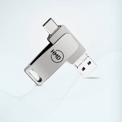 HMDO 128 GB 3 in 1 Pen Drive with Micro USB, USB A, Type-C for iOS & Android 128 GB Pen Drive Compatible with Desktop Computer, Gaming Console, Laptop, Mobile, Tablet, Television USB 3.0 Metal Case