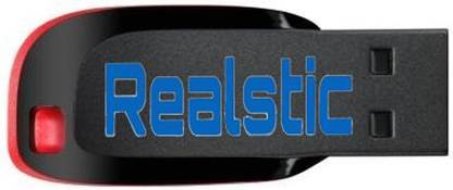 Realstic Encrypted USB 3.0 Pendrive for Secure Data Storage 128 GB Pen Drive Compatible with Laptop, Mobile, Desktop Computer USB 3.0 Metal Case