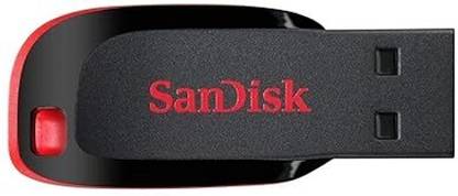 SanDisk Cruze Blade 128 GB Pen Drive Compatible with Laptop, Desktop Computer, Television Lightning Plastic Case