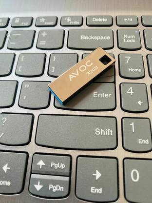 AVOC FLASH F02 32GB 32 GB Pen Drive Compatible with Laptop, Audio Player, Desktop Computer, Mobile USB 2.0 Metal Case