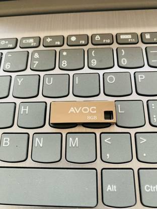 AVOC FLASH FO2 8GB 8 GB Pen Drive Compatible with Desktop Computer, Laptop, Mobile, Television, Audio Player USB 2.0 Metal Case
