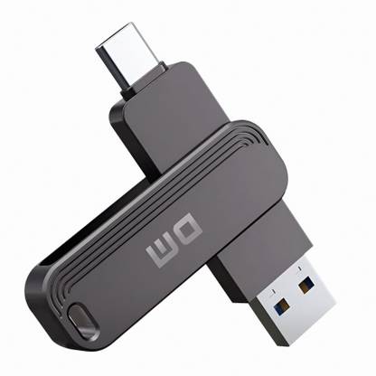 DM PD237 High-Speed Premium Pendrive for PC, 256 GB OTG Drive Compatible with Audio Player, Desktop Computer, Gaming Console, Laptop, Mobile, Tablet, Television USB 3.2 Metal Case