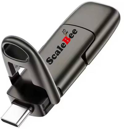 SCALEBEE 256GB SSD Solid State Flash Drives USB 3.2 Metal Super High Speed OTG Pendrive 256 GB OTG Drive Compatible with Audio Player, Desktop Computer, Gaming Console, Laptop, Mobile, Netbook, Tablet, Television USB 3.2 Metal Case