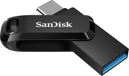 SanDisk Dual Drive Go 128 GB OTG Drive Compatible with Laptop, Mobile, Tablet, Television, Desktop Computer USB 2.0 Plastic Case