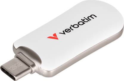 Verbatim Plectra 30229 128 GB OTG Drive Compatible with Laptop, Mobile, Tablet, Desktop Computer, Netbook USB 3.2 Plastic Case