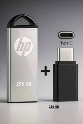 HP 220 256 GB OTG Drive Compatible with Laptop USB 2.0 Metal Case