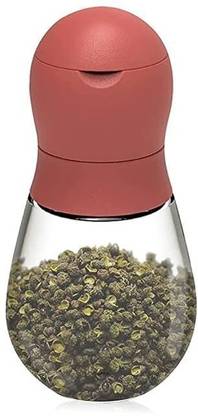 HARVA Salt & Pepper Grinder Crusher Shaker Mill Manual Grinder Glass, Plastic Traditional Pepper Mill