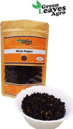 Green Leaves Agro Black Peppercorn (Kali Mirch)