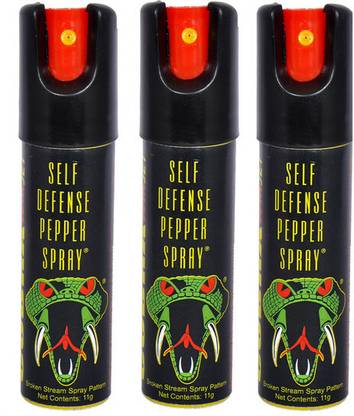 COBRA IOTA Broken Stream Jet Spray (Pack of 3, 11g Each) Pepper Stream Spray