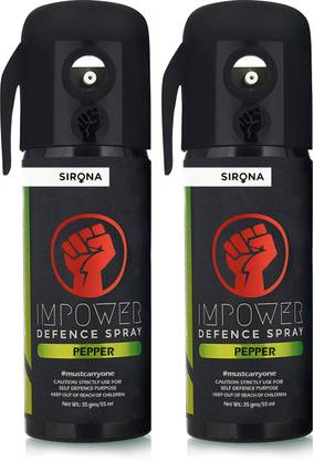 IMPOWER Most Powerful Pepper Spray for Woman Safety - 110 ml Pepper Foam Spray