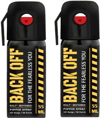 ANISAM Back Off Pepper Spray Pack of 2 x 55ml Pepper Stream Spray