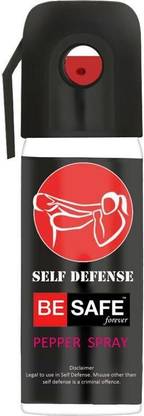 BE SAFE Forever Self Defence Pepper Spray for Women Pepper Stream Spray