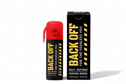 ANISAM Back Off Pepper Spray Red Pack of 1 x 55ml Pepper Stream Spray