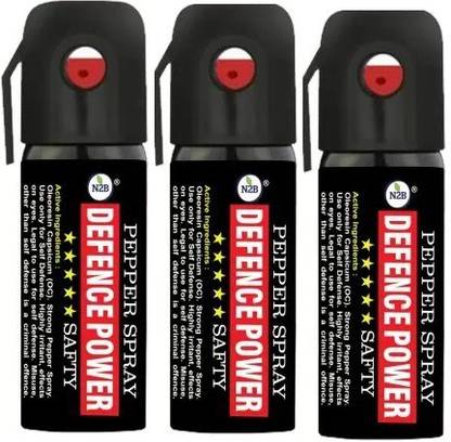 N2B Defence Power Women Self Defence Pepper Spray for Safety/Protection Pepperspray Pepper Stream Spray