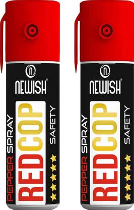 NEWISH RED COP | Powerful | Self Defense For Women 110 ML | 50 Shots Pepper Stream Spray