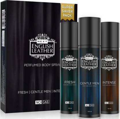 NEXT ENGLISH LEATHER FRESH + GENTLEMEN + INTENSE NO GAS Eau de Parfum  -  360 ml