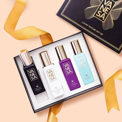 VANESA Luxury Perfume Gift Set For Women 20 ml x 4 Set Eau de Parfum  -  80 ml