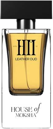 HOM House of Moksha Leather Oud Unisex Fragrance with Notes of Leather, Bergamot, Geranium, Amber Eau de Parfum - 70 ml