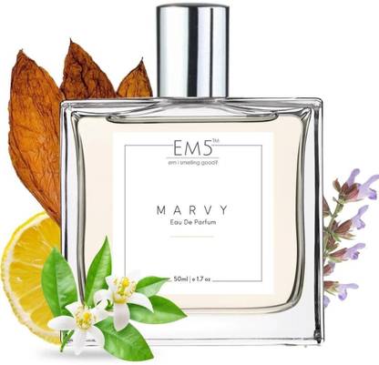 Em5 Marvy |Tobacco Rum Vanilla| Strong and Long Lasting Fragrance Eau de Parfum  -  50 ml