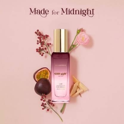 GLAMVEDA Date Night Pure Perfume |Alluring, Romantic & Seductive Fragrance|All Day Wear| Extrait De Parfum  -  20 ml