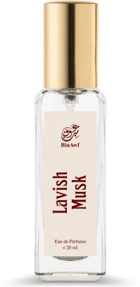 Binawf Lavish Musk Luxury Unisex Premium Long-Lasting Musky & Balsamic Fragrance Eau de Parfum  -  20 ml