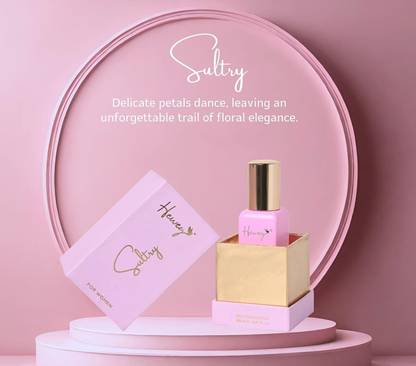 Hewey Sultry Perfume Long Lasting Fragrance, Luxury Perfume Scent, Amber Floral Eau de Parfum  -  20 ml
